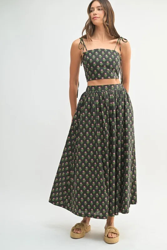 MABLE Floral Crop Top and Skirt Set-sets-Trendsi-[option4]-[option5]-[option6]-[option7]-[option8]-Shop-Boutique-Clothing-for-Women-Online