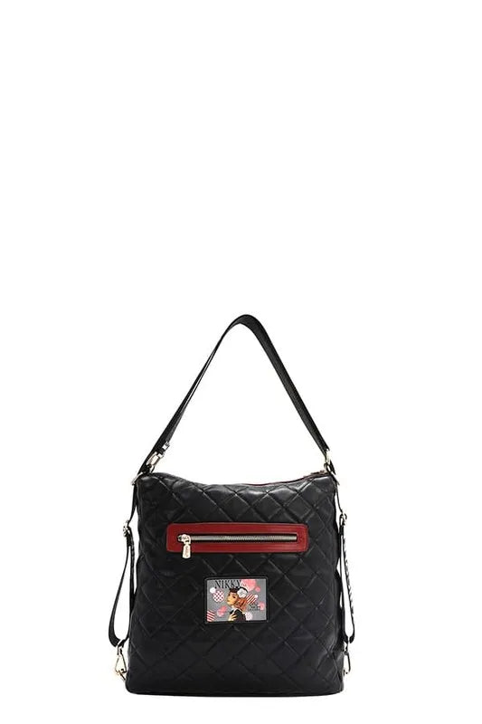 Nicole Lee USA Convertible Adjustable Strap Backpack Bag-Bags-Trendsi-[option4]-[option5]-[option6]-[option7]-[option8]-Shop-Boutique-Clothing-for-Women-Online