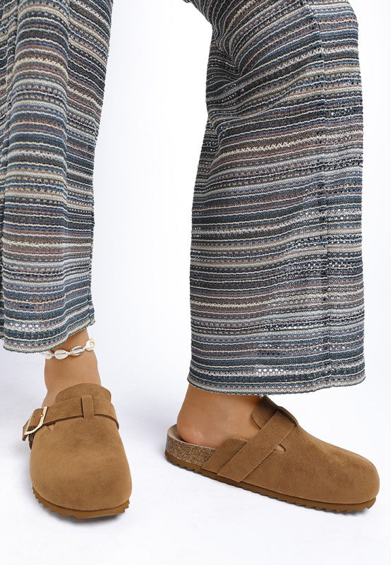 Ratiha Buckle Accent Slip-On Footbed Mules-Rag Company-[option4]-[option5]-[option6]-[option7]-[option8]-Shop-Boutique-Clothing-for-Women-Online