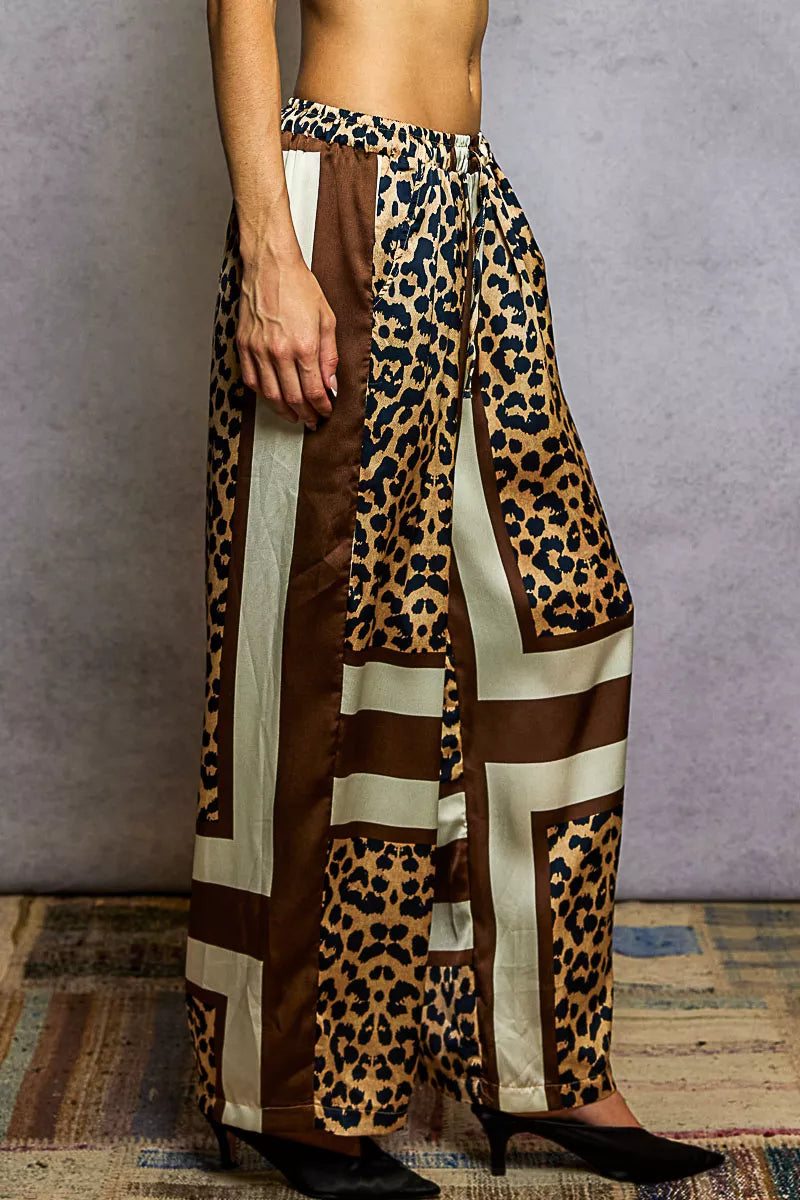 POL Leopard Printed Woven Wide Leg Drawstring Pants-Pants-Trendsi-[option4]-[option5]-[option6]-[option7]-[option8]-Shop-Boutique-Clothing-for-Women-Online