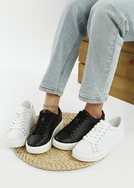 Strider Studs Embellished Chunky Sneakers-Rag Company-[option4]-[option5]-[option6]-[option7]-[option8]-Shop-Boutique-Clothing-for-Women-Online
