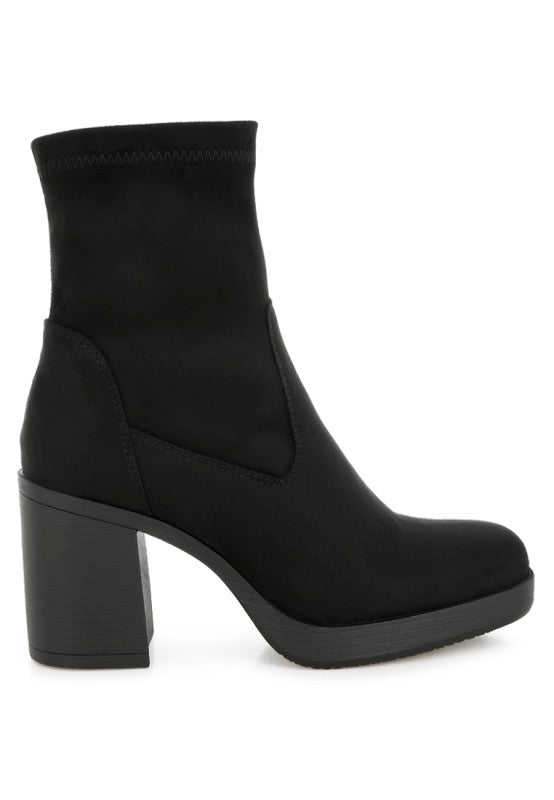 Enito Microfiber Sock Boots-Rag Company-[option4]-[option5]-[option6]-[option7]-[option8]-Shop-Boutique-Clothing-for-Women-Online