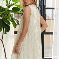 ADORA Applique Round Neck Sleeveless Shift Dress-Dresses-Trendsi-[option4]-[option5]-[option6]-[option7]-[option8]-Shop-Boutique-Clothing-for-Women-Online