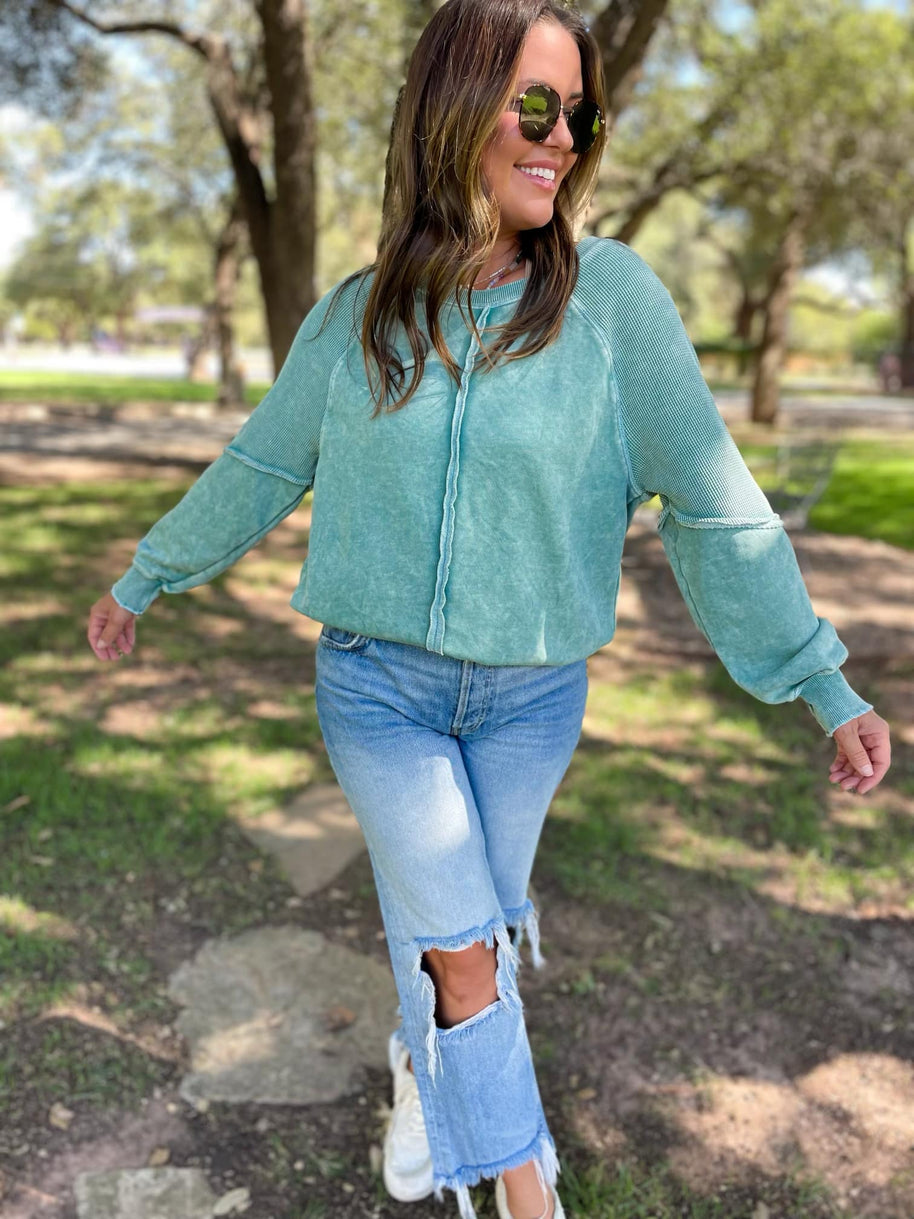 PREORDER: Best Selling Elliott Exposed Seam Sweatshirt in Five Colors-Womens-Ave Shops-[option4]-[option5]-[option6]-[option7]-[option8]-Shop-Boutique-Clothing-for-Women-Online