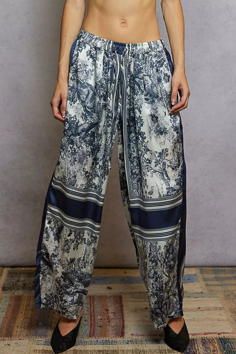 POL Floral Printed Woven Wide Leg Drawstring Pants-pants-Trendsi-IVORY/NAVY FLORAL-S-[option4]-[option5]-[option6]-[option7]-[option8]-Shop-Boutique-Clothing-for-Women-Online