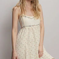 POL Ruffled Hem Floral Print Cami Mini Dress-Dresses-Trendsi-Cream-S-[option4]-[option5]-[option6]-[option7]-[option8]-Shop-Boutique-Clothing-for-Women-Online