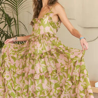 ADORA Ruffled Tiered Scoop Neck Cami Dress-Dresses-Trendsi-MAUVE SAGE COMBO-S-[option4]-[option5]-[option6]-[option7]-[option8]-Shop-Boutique-Clothing-for-Women-Online