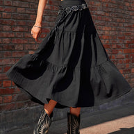 Tiered Midi Skirt-Skirts-Trendsi-Black-S-[option4]-[option5]-[option6]-[option7]-[option8]-Shop-Boutique-Clothing-for-Women-Online