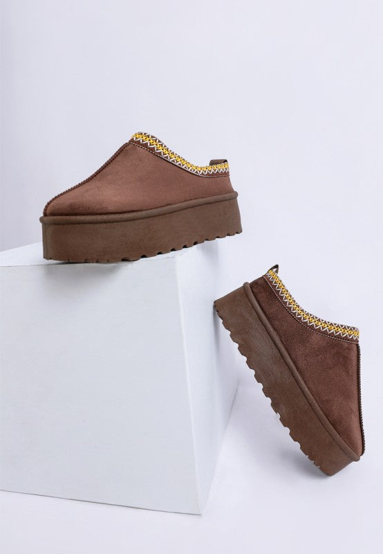 Jesters Embroidered Platform Classic Slip-On-Rag Company-Brown-US-5 / UK-3 / EU-36-[option4]-[option5]-[option6]-[option7]-[option8]-Shop-Boutique-Clothing-for-Women-Online