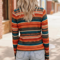 Keep Me Guessing Teal Herringbone Long Sleeve-Haptics-[option4]-[option5]-[option6]-[option7]-[option8]-Shop-Boutique-Clothing-for-Women-Online