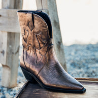 Jersey Metallic Boot in Bronze-Shoes-Ave Shops-[option4]-[option5]-[option6]-[option7]-[option8]-Shop-Boutique-Clothing-for-Women-Online