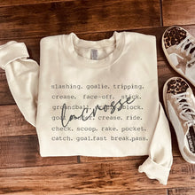 Lacrosse Words Sweatshirt in Two Colors-Womens-Ave Shops-[option4]-[option5]-[option6]-[option7]-[option8]-Shop-Boutique-Clothing-for-Women-Online