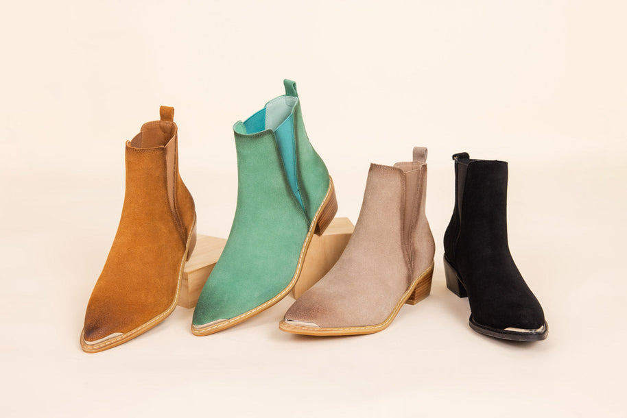 Wylie Suede Ankle Boot in Teal-Shoes-Ave Shops-[option4]-[option5]-[option6]-[option7]-[option8]-Shop-Boutique-Clothing-for-Women-Online