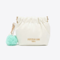 Nicole Lee USA Faux Leather Pouch-Trendsi-White-One Size-[option4]-[option5]-[option6]-[option7]-[option8]-Shop-Boutique-Clothing-for-Women-Online