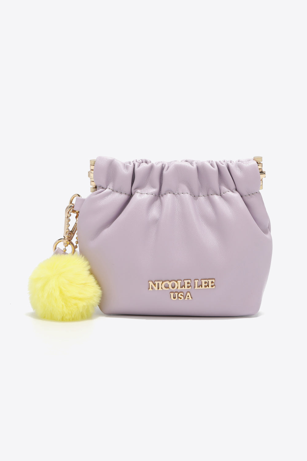 Nicole Lee USA Faux Leather Pouch-Trendsi-Lavender-One Size-[option4]-[option5]-[option6]-[option7]-[option8]-Shop-Boutique-Clothing-for-Women-Online