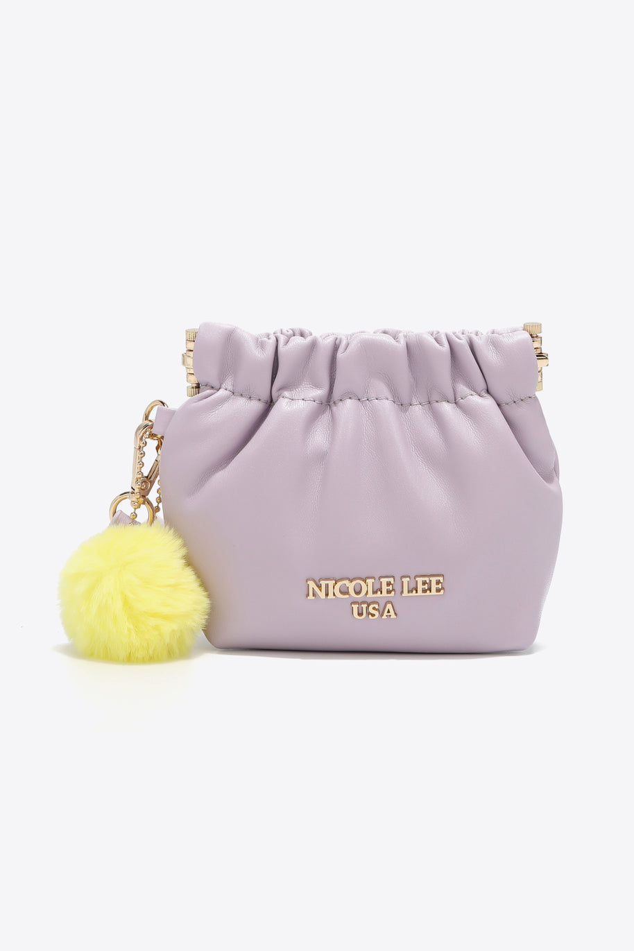 Nicole Lee USA Faux Leather Pouch-Trendsi-Lavender-One Size-[option4]-[option5]-[option6]-[option7]-[option8]-Shop-Boutique-Clothing-for-Women-Online