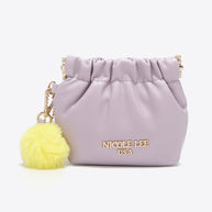 Nicole Lee USA Faux Leather Pouch-Trendsi-Lavender-One Size-[option4]-[option5]-[option6]-[option7]-[option8]-Shop-Boutique-Clothing-for-Women-Online