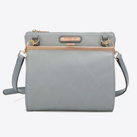 Nicole Lee USA All Day, Everyday Handbag-Trendsi-Gray Dawn-One Size-[option4]-[option5]-[option6]-[option7]-[option8]-Shop-Boutique-Clothing-for-Women-Online