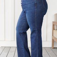 Judy Blue Arlo High Rise Button-Fly Straight Jeans-Womens-Ave Shops-[option4]-[option5]-[option6]-[option7]-[option8]-Shop-Boutique-Clothing-for-Women-Online