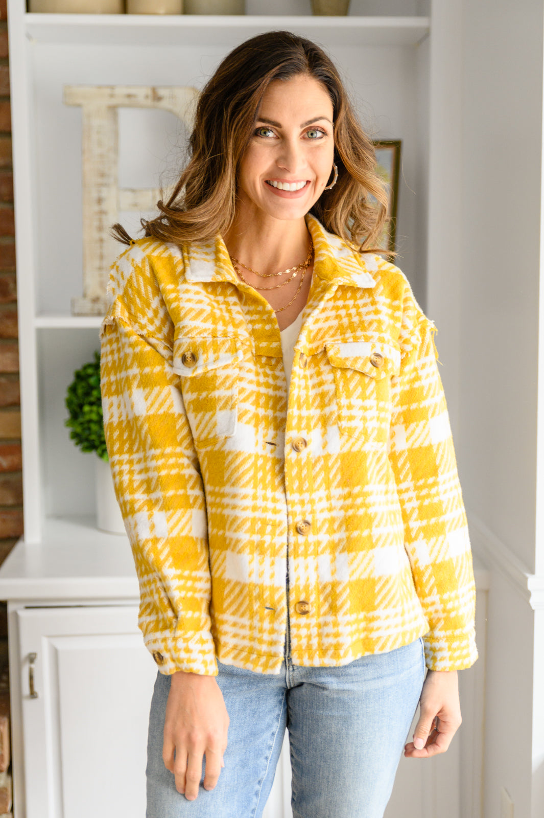 Hard To Miss Shacket In Mustard-Womens-Ave Shops-[option4]-[option5]-[option6]-[option7]-[option8]-Shop-Boutique-Clothing-for-Women-Online