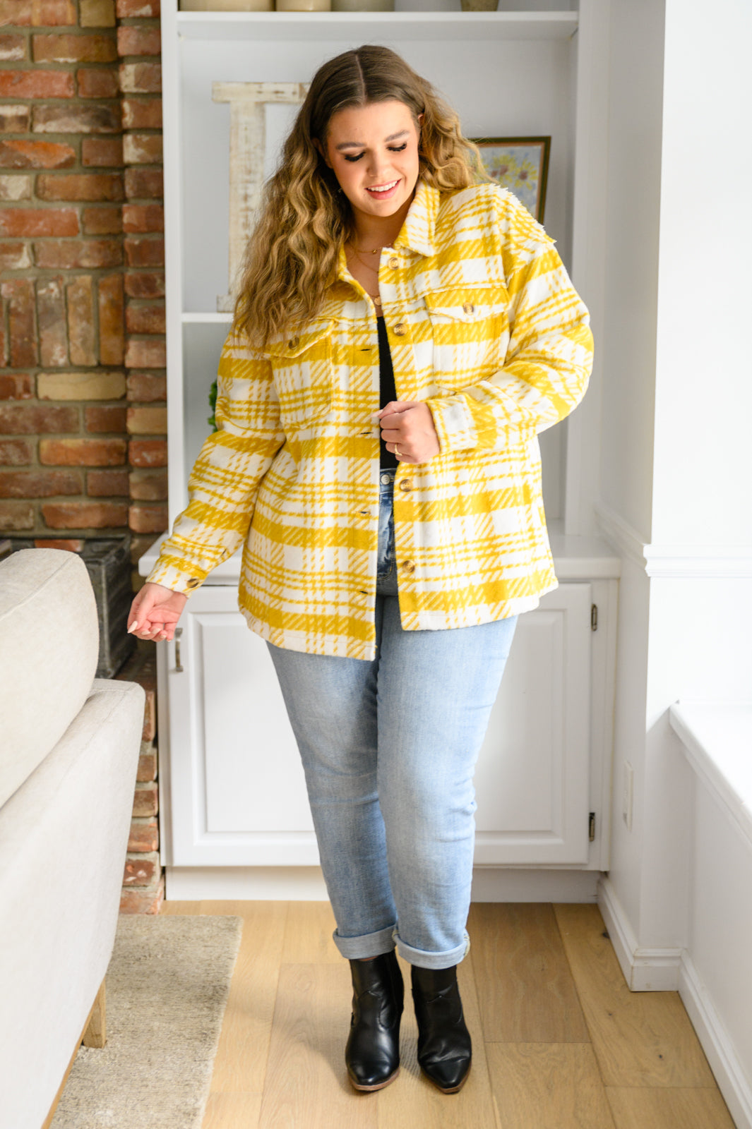 Hard To Miss Shacket In Mustard-Womens-Ave Shops-[option4]-[option5]-[option6]-[option7]-[option8]-Shop-Boutique-Clothing-for-Women-Online