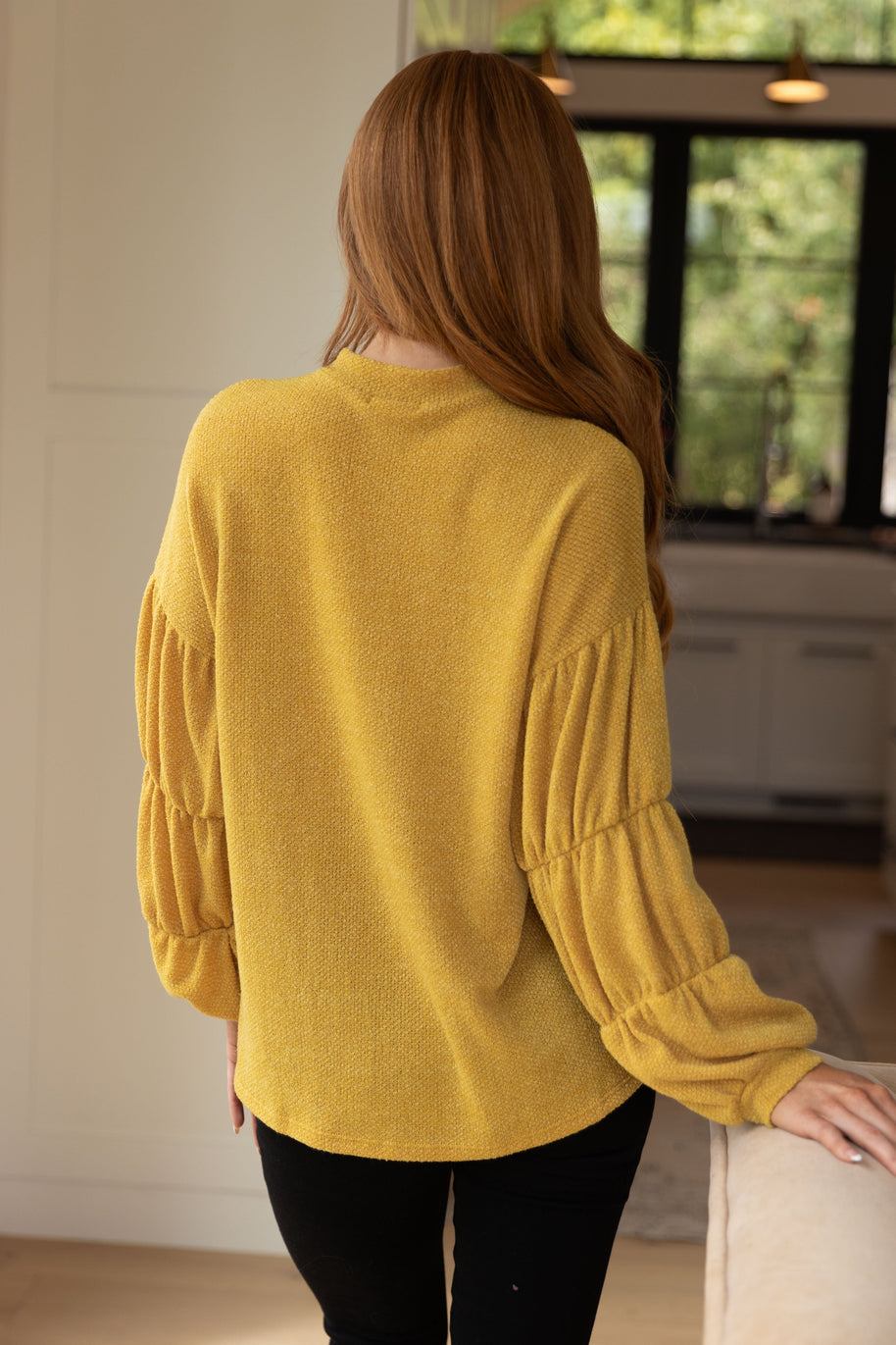 Honey Be Mine Balloon Sleeve Sweater-Tops-Ave Shops-[option4]-[option5]-[option6]-[option7]-[option8]-Shop-Boutique-Clothing-for-Women-Online