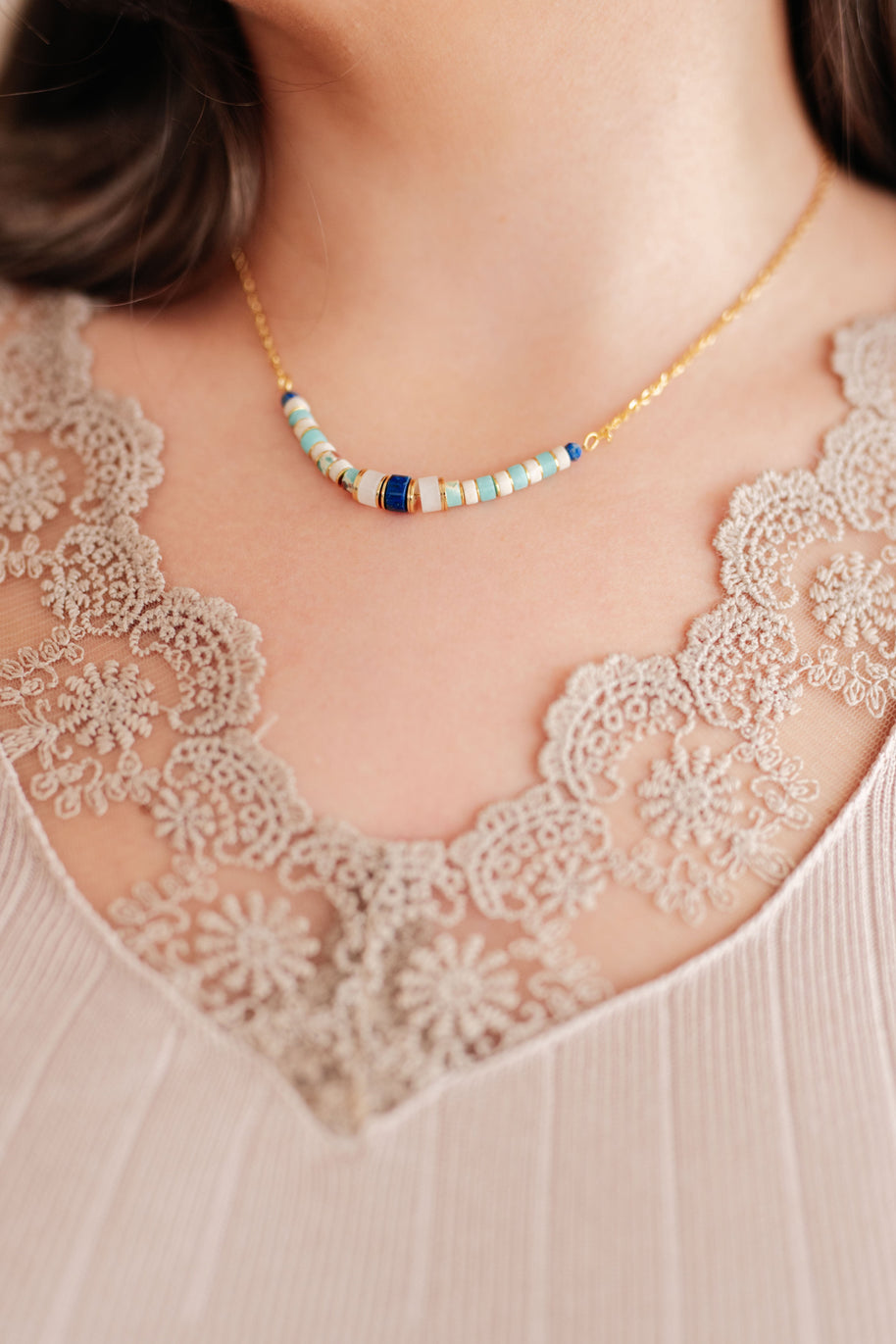 Sweet Stacks Beaded Necklace-Accessories-Ave Shops-[option4]-[option5]-[option6]-[option7]-[option8]-Shop-Boutique-Clothing-for-Women-Online