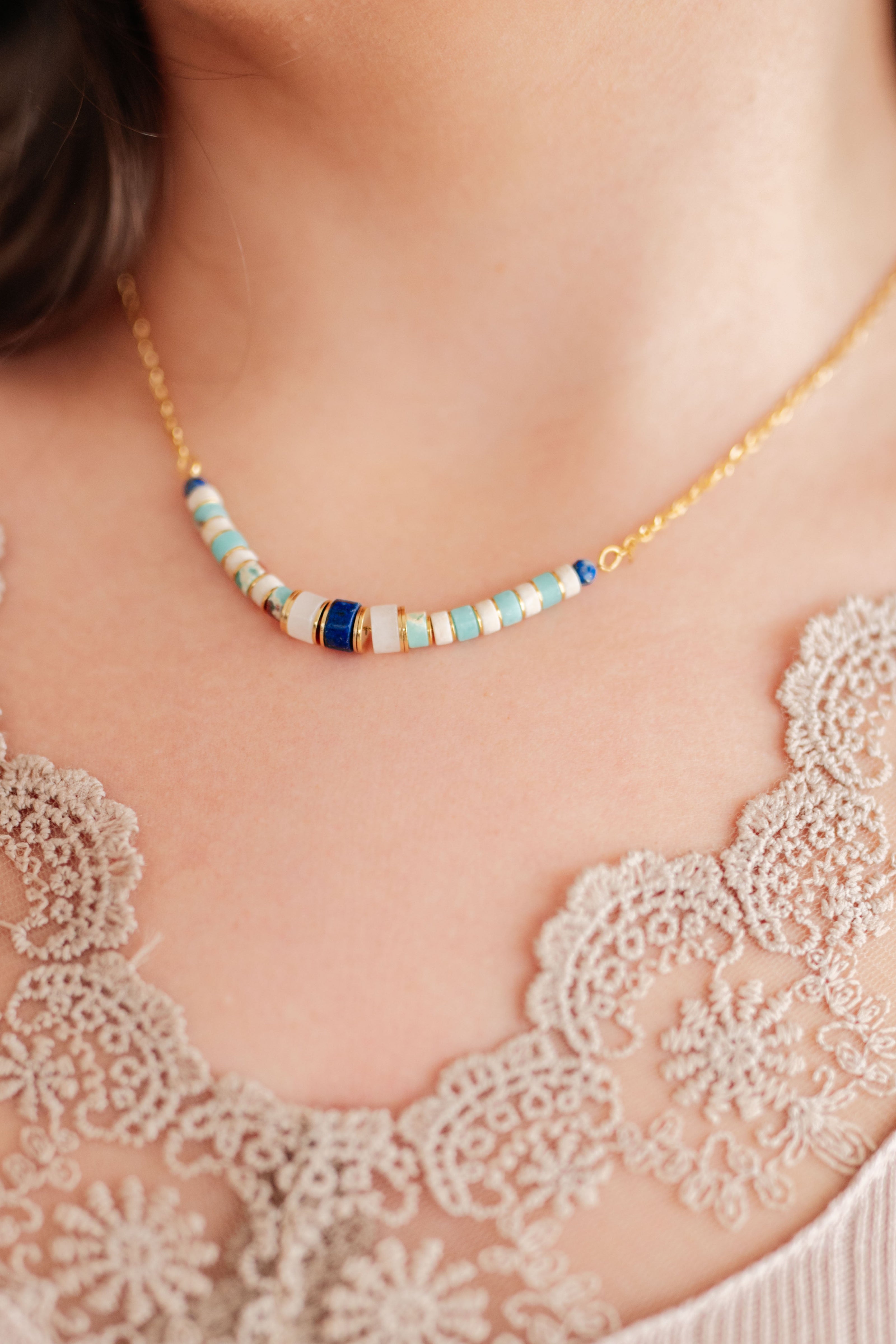 Sweet Stacks Beaded Necklace-Accessories-Ave Shops-[option4]-[option5]-[option6]-[option7]-[option8]-Shop-Boutique-Clothing-for-Women-Online
