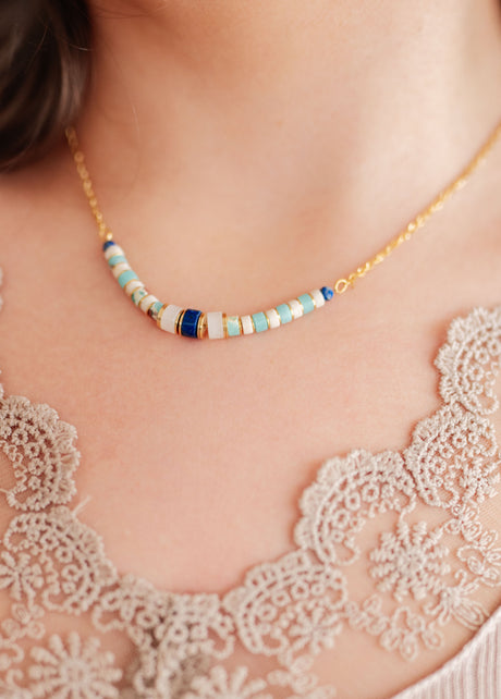 Sweet Stacks Beaded Necklace-Accessories-Ave Shops-[option4]-[option5]-[option6]-[option7]-[option8]-Shop-Boutique-Clothing-for-Women-Online
