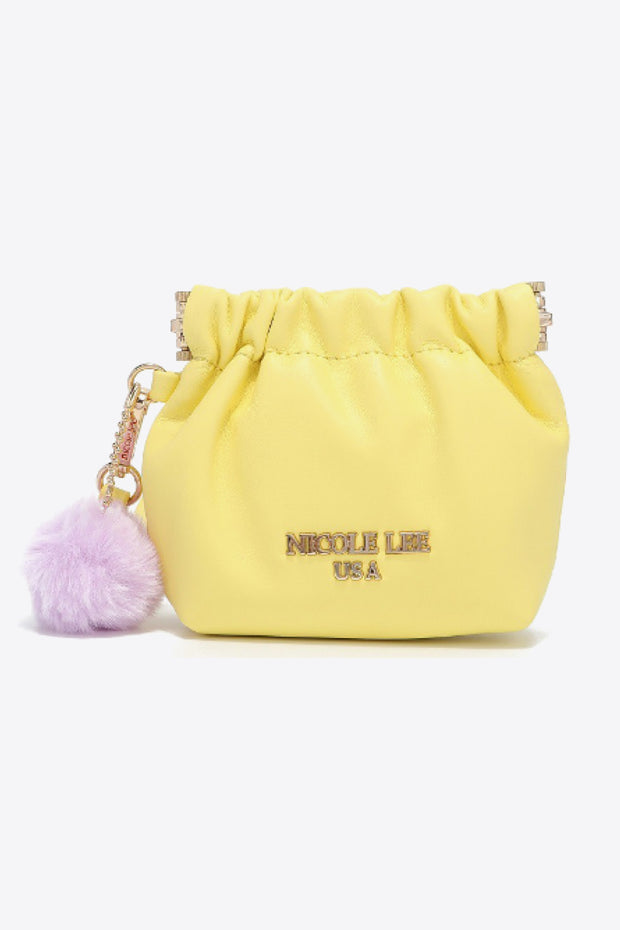 Nicole Lee USA Faux Leather Pouch-Trendsi-Banana Yellow-One Size-[option4]-[option5]-[option6]-[option7]-[option8]-Shop-Boutique-Clothing-for-Women-Online