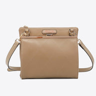 Nicole Lee USA All Day, Everyday Handbag-Trendsi-Taupe-One Size-[option4]-[option5]-[option6]-[option7]-[option8]-Shop-Boutique-Clothing-for-Women-Online