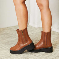 Forever Link Side Zip Platform Boots-Trendsi-[option4]-[option5]-[option6]-[option7]-[option8]-Shop-Boutique-Clothing-for-Women-Online